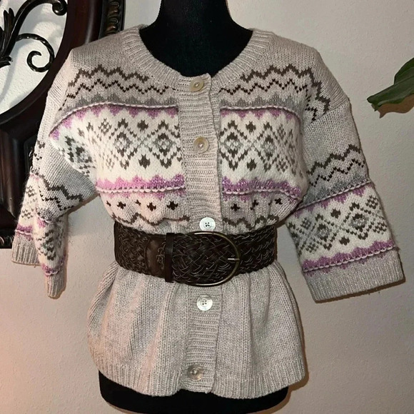 Sundance As You Wish Cardigan In Gray Small - Picture 12 of 14